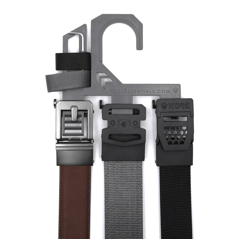 BROWN Leather 1.5” Gun Belt X5 Buckle