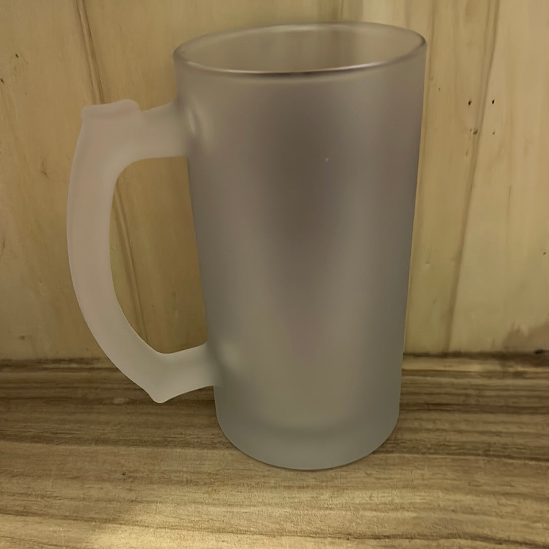 FROSTED BEER MUG “RIGHTS AND FEELINGS”