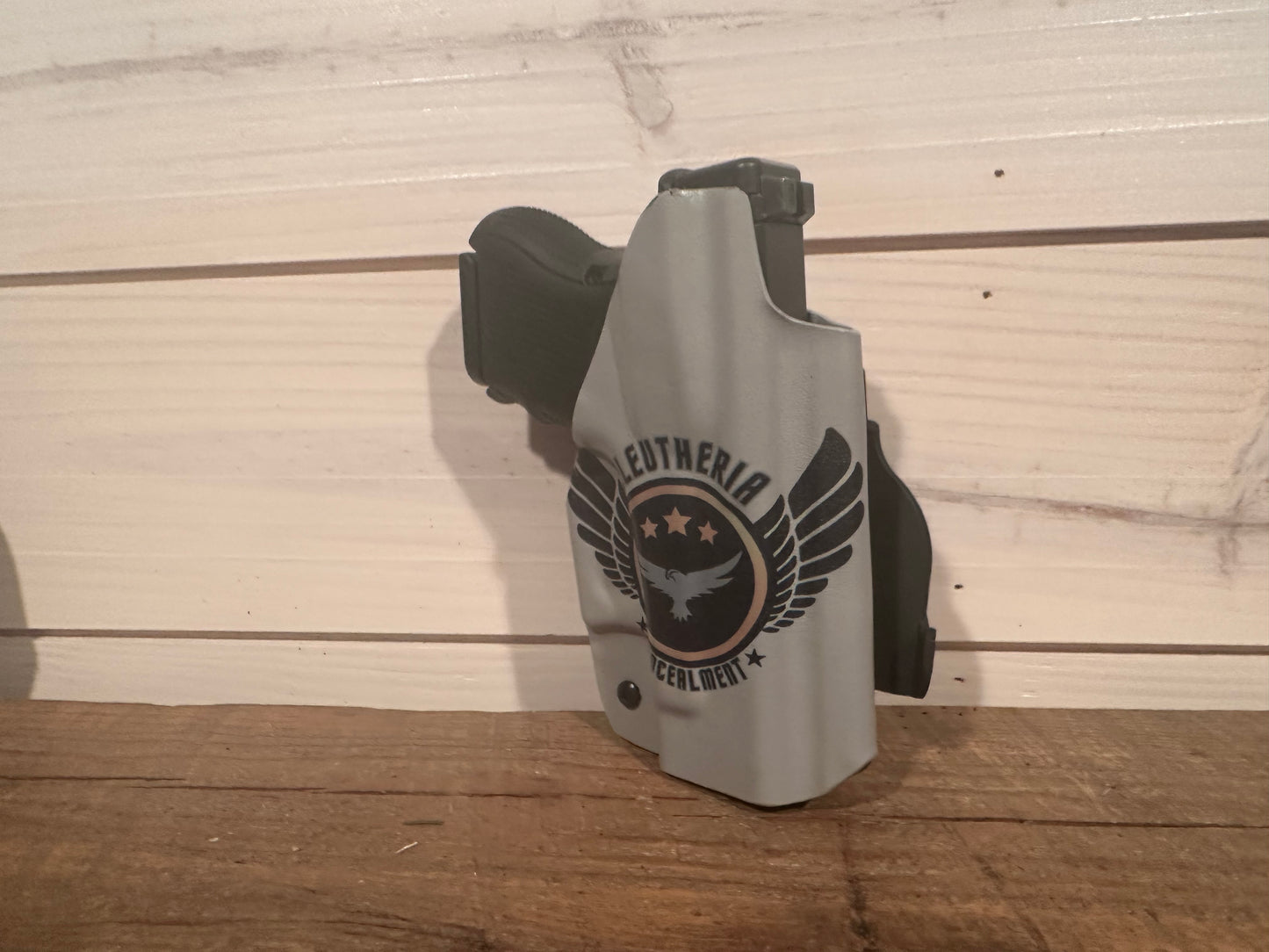 YOUR LOGO OR ELEUTHERIA CONCEALMENT LOGO KYDEX HOLSTER PRINT SPRINGFIELD CZ FN