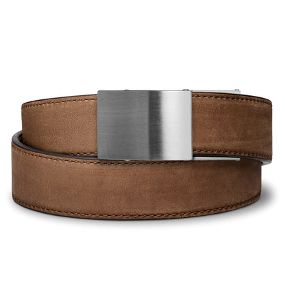 BROWN BUFFALO LEATHER GUN BELT 1.5"
X4 STAINLESS STEEL BUCKLE