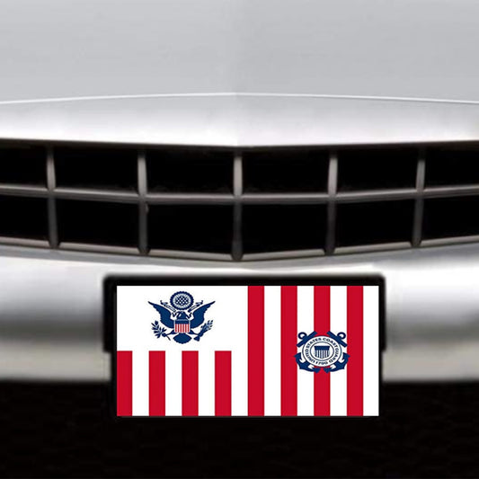 COAST GUARD ENSIGN VANITY PLATE