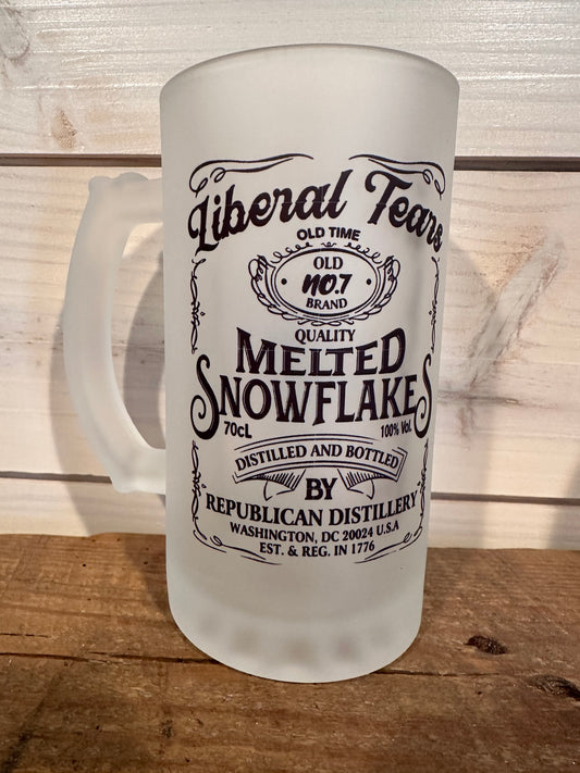 FROSTED BEER MUG LIBERAL’S TEARS